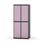 Novis garderobeskab lige topplade 2:2 B80 cm