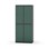 Novis garderobeskab lige topplade 2:2 B80 cm