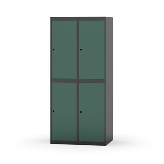 Novis garderobeskab lige topplade 2:2 B80 cm