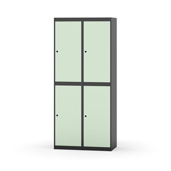 Novis garderobeskab lige topplade 2:2 B80 cm