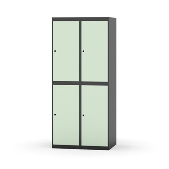 Novis garderobeskab lige topplade 2:2 B80 cm