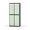 Novis garderobeskab lige topplade 2:2 B80 cm