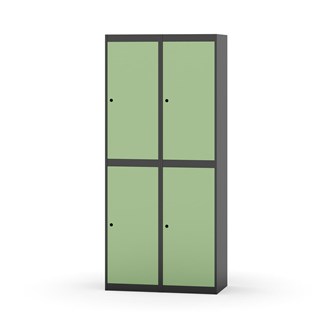 Novis garderobeskab lige topplade 2:2 B80 cm
