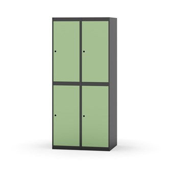 Novis garderobeskab lige topplade 2:2 B80 cm
