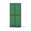 Novis garderobeskab lige topplade 2:2 B80 cm