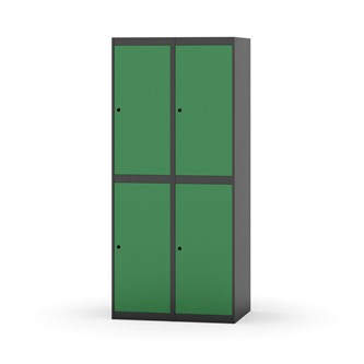 Novis garderobeskab lige topplade 2:2 B80 cm