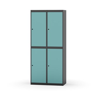 Novis garderobeskab lige topplade 2:2 B80 cm