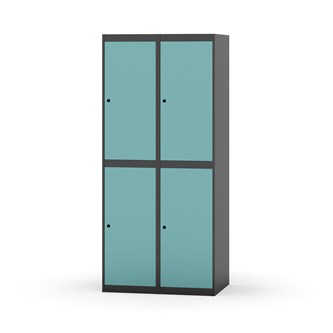 Novis garderobeskab lige topplade 2:2 B80 cm