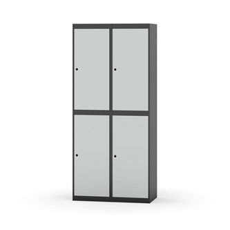 Novis garderobeskab lige topplade 2:2 B80 cm