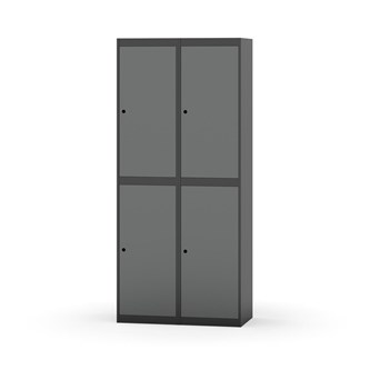 Novis garderobeskab lige topplade 2:2 B80 cm