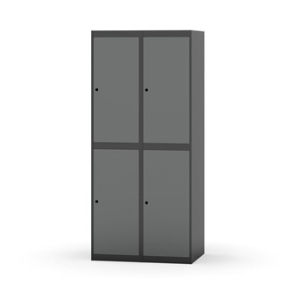 Novis garderobeskab lige topplade 2:2 B80 cm