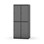 Novis garderobeskab lige topplade 2:2 B80 cm