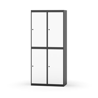 Novis garderobeskab lige topplade 2:2 B80 cm