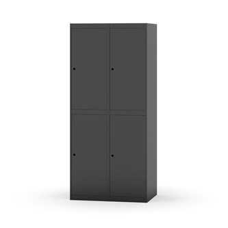 Novis garderobeskab lige topplade 2:2 B80 cm