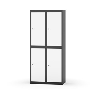Novis garderobeskab lige topplade 2:2 B80 cm