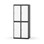 Novis garderobeskab lige topplade 2:2 B80 cm