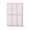 Novis garderobeskab lige topplade 2:3 B120 cm