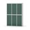 Novis garderobeskab lige topplade 2:3 B120 cm