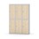 Novis garderobeskab lige topplade 2:3 B120 cm