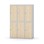 Novis garderobeskab lige topplade 2:3 B120 cm