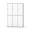 Novis garderobeskab lige topplade 2:3 B120 cm