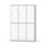 Novis garderobeskab lige topplade 2:3 B120 cm