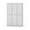 Novis garderobeskab lige topplade 2:3 B120 cm