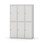 Novis garderobeskab lige topplade 2:3 B120 cm