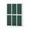 Novis garderobeskab lige topplade 2:3 B120 cm