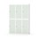 Novis garderobeskab lige topplade 2:3 B120 cm