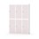 Novis garderobeskab lige topplade 2:3 B120 cm