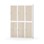 Novis garderobeskab lige topplade 2:3 B120 cm