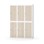 Novis garderobeskab lige topplade 2:3 B120 cm