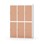 Novis garderobeskab lige topplade 2:3 B120 cm