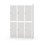 Novis garderobeskab lige topplade 2:3 B120 cm