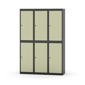 Novis garderobeskab lige topplade 2:3 B120 cm