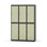 Novis garderobeskab lige topplade 2:3 B120 cm