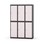 Novis garderobeskab lige topplade 2:3 B120 cm