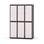 Novis garderobeskab lige topplade 2:3 B120 cm
