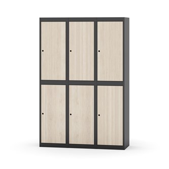 Novis garderobeskab lige topplade 2:3 B120 cm