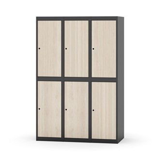 Novis garderobeskab lige topplade 2:3 B120 cm