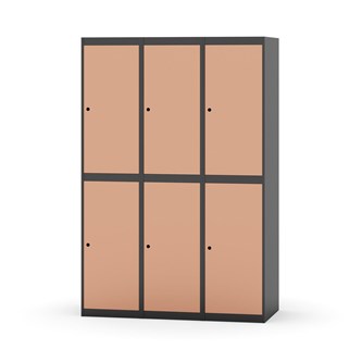 Novis garderobeskab lige topplade 2:3 B120 cm