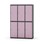 Novis garderobeskab lige topplade 2:3 B120 cm