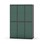 Novis garderobeskab lige topplade 2:3 B120 cm