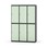 Novis garderobeskab lige topplade 2:3 B120 cm