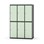 Novis garderobeskab lige topplade 2:3 B120 cm