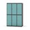 Novis garderobeskab lige topplade 2:3 B120 cm
