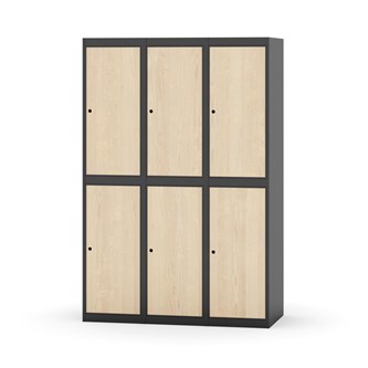 Novis garderobeskab lige topplade 2:3 B120 cm