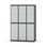 Novis garderobeskab lige topplade 2:3 B120 cm