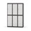 Novis garderobeskab lige topplade 2:3 B120 cm